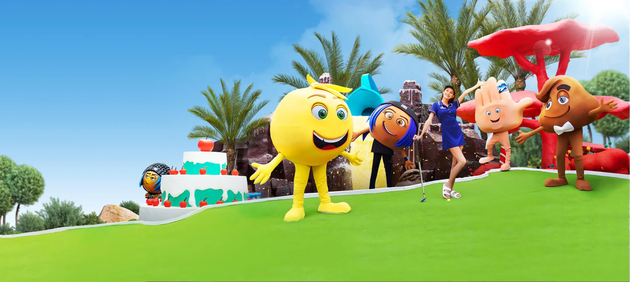 The Emoji Movie Mini Golf
