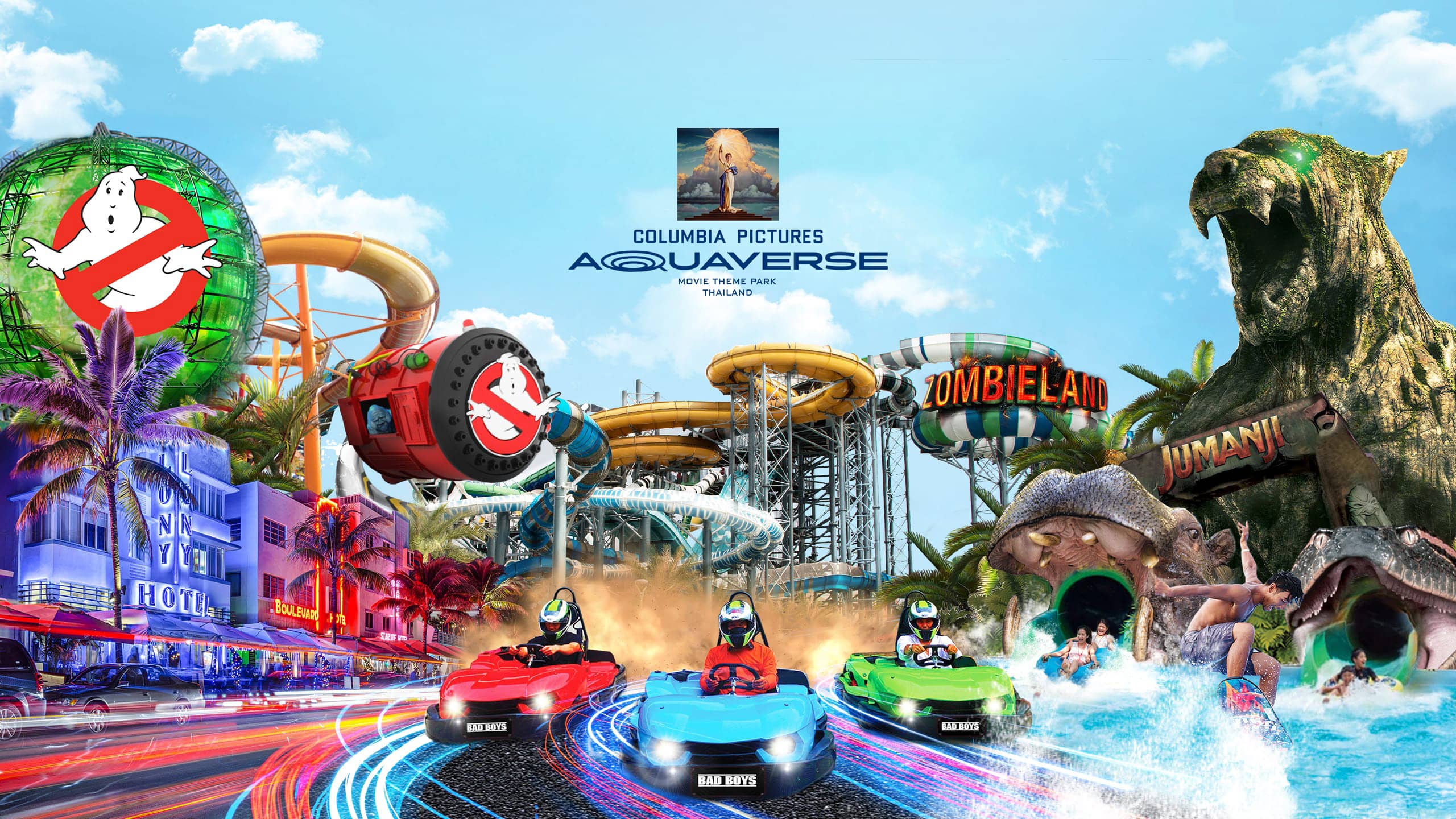 Columbia Pictures Aquaverse Theme Park